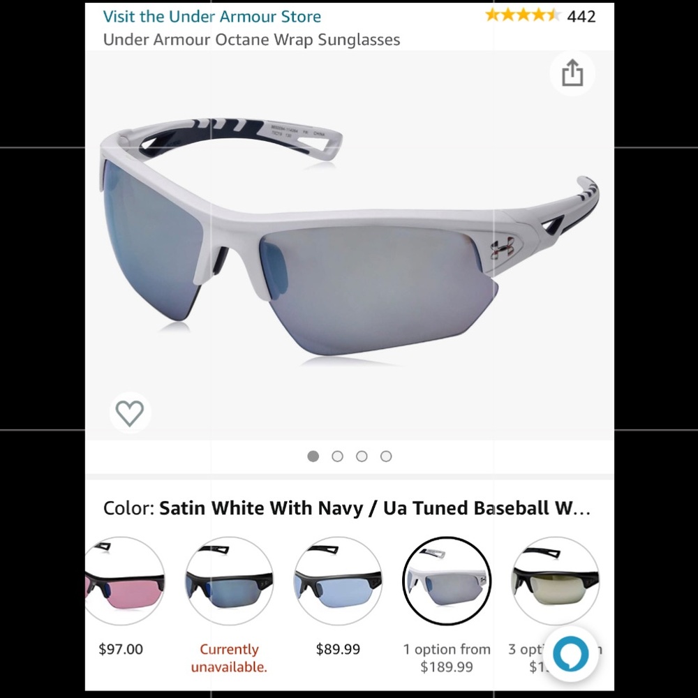 Under Armour Octane Wrap Mens Sunglasses NWOT